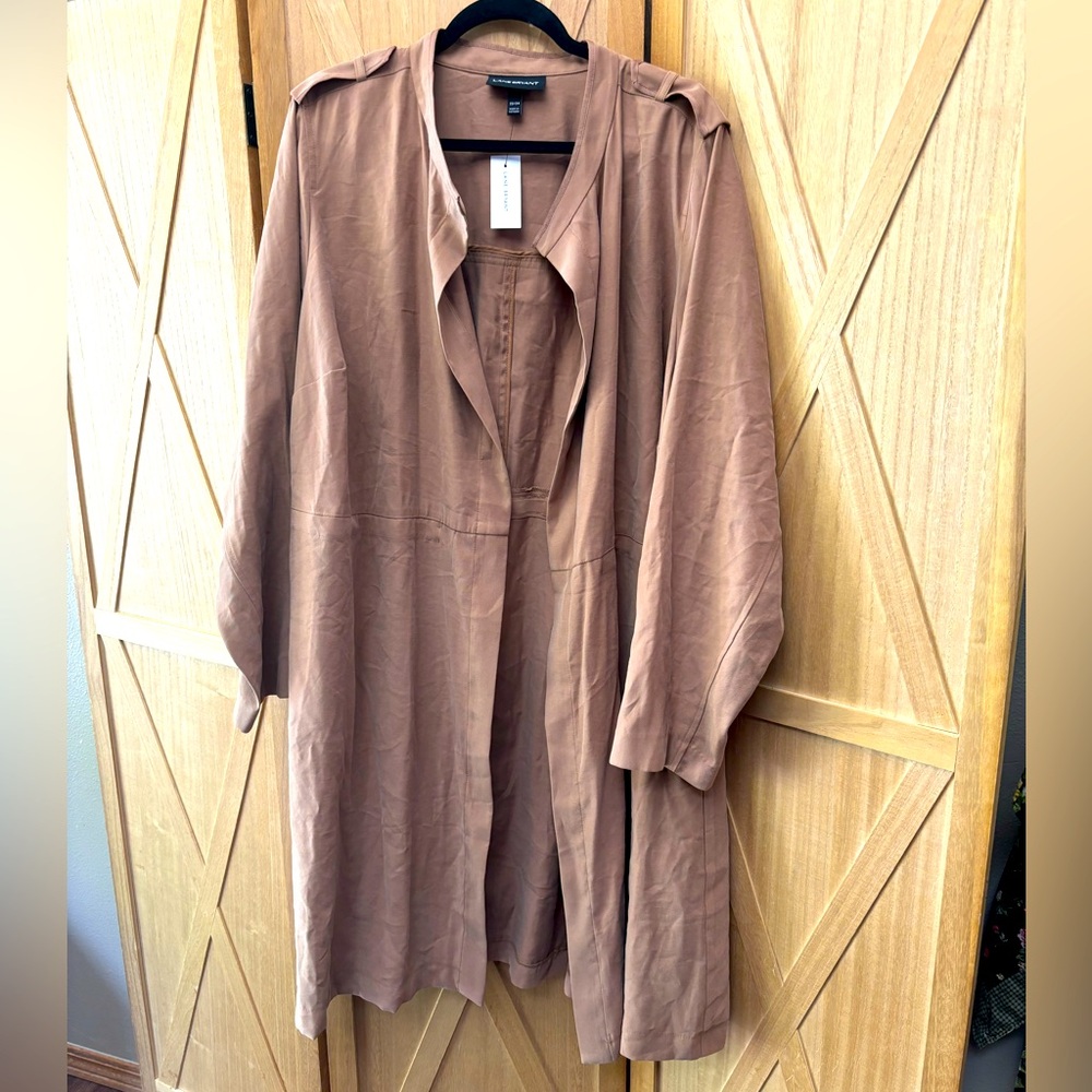 22/24w Lane Bryant Dress Trench Coat